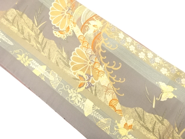 Japanese Kimono / Fukuro Obi Silk